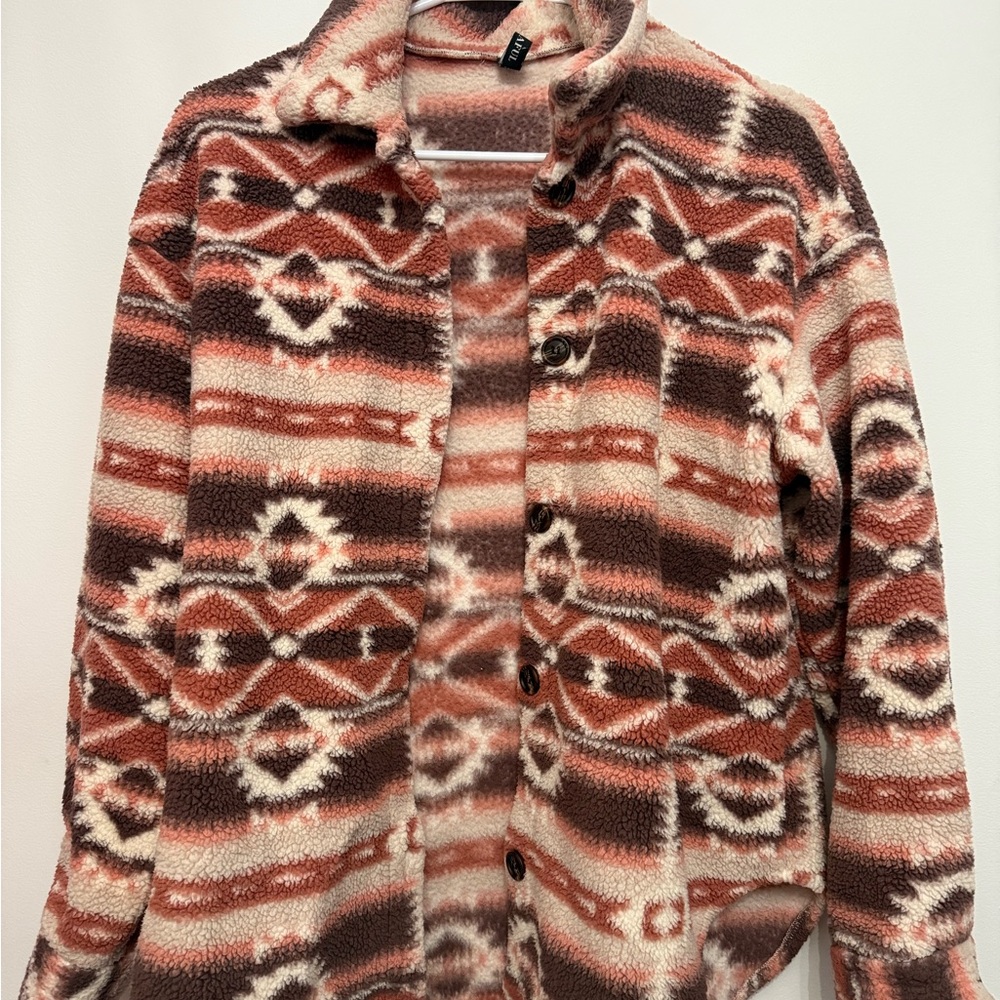 Zaful Multicolor Patterned Jacket